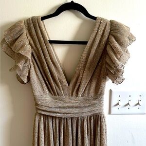 Mable Gold Maxi Dress